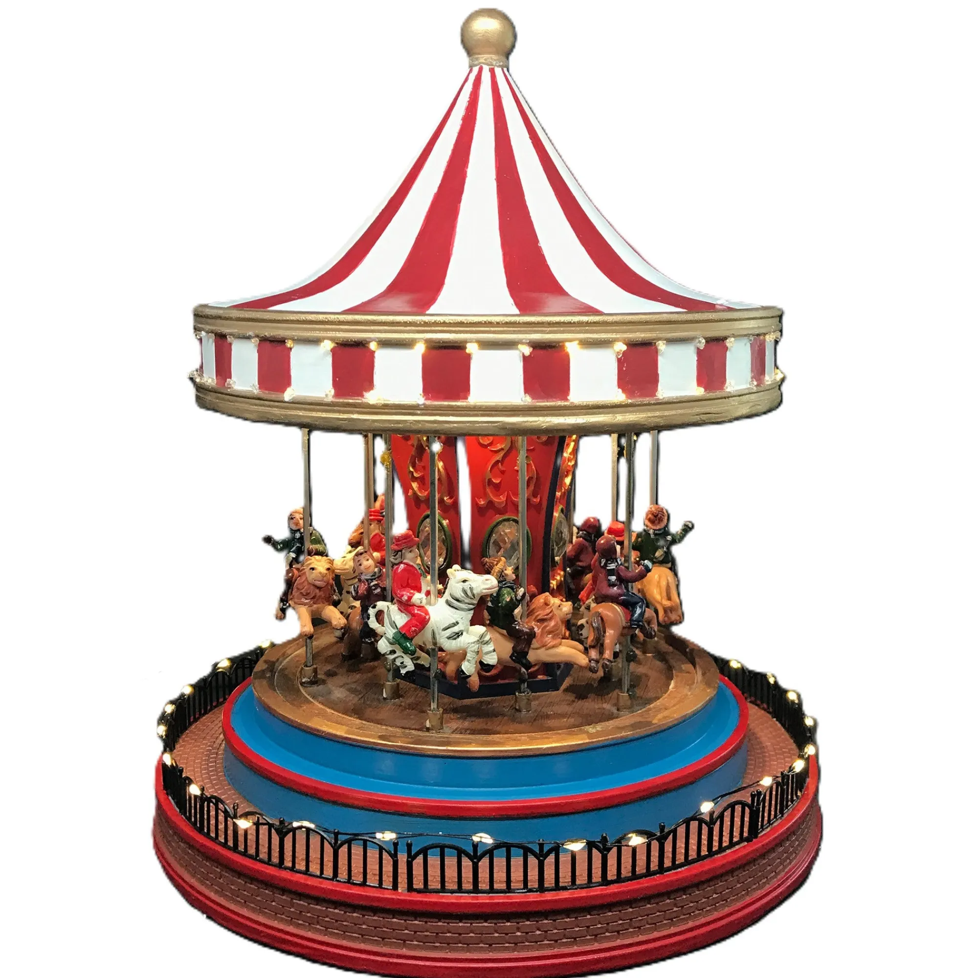 Kerstdorp<Kerstdorp carrousel mini