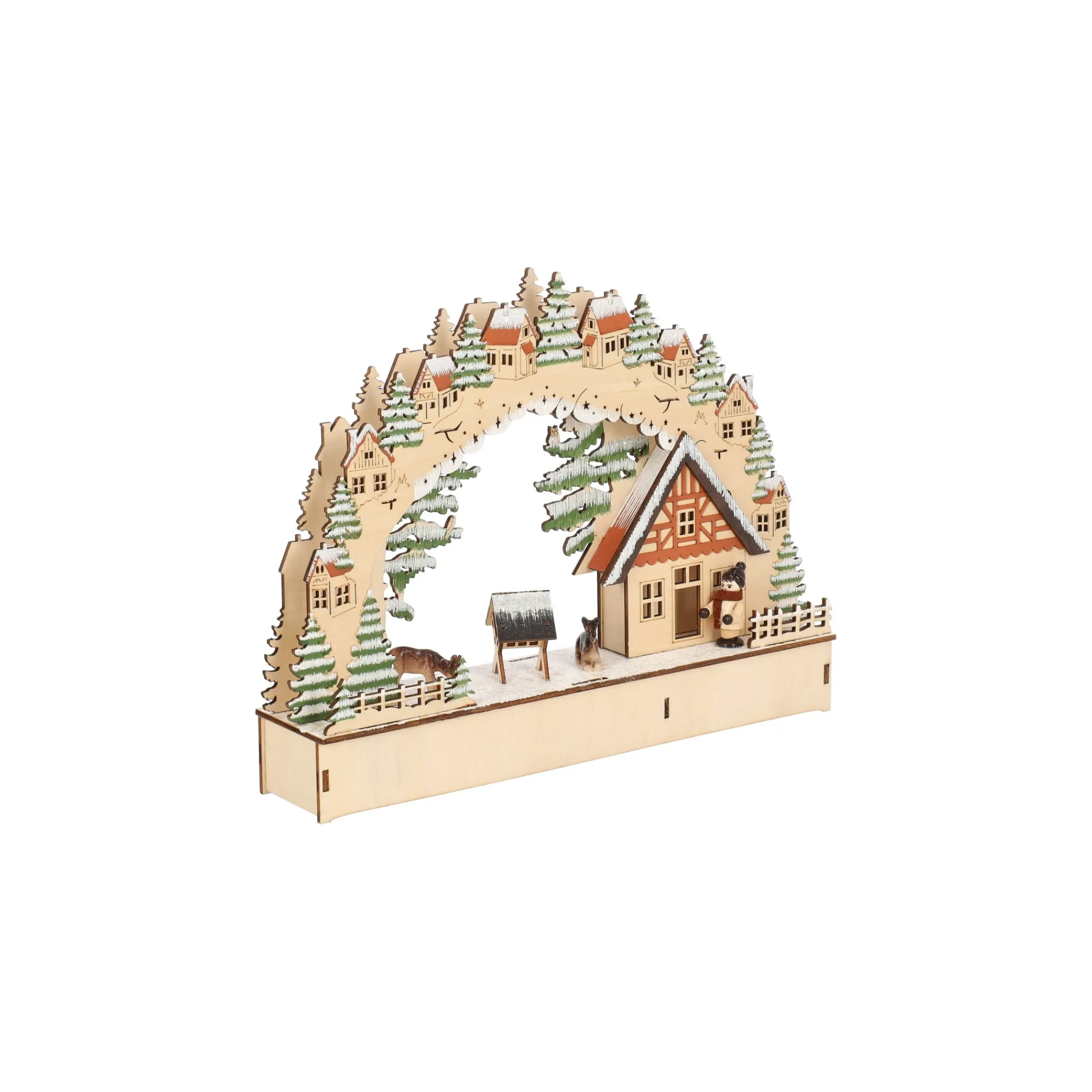 O'malley Kerstdorp<Kerstdorp chalet 30 x 23 cm