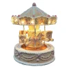 Kerstdorp<Kerstdorp draaimolen 13x13x16cm