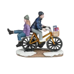Luville Kerstdorp<Kerstdorp Fietsen 10x3x8cm
