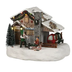 Luville Kerstdorp<Kerstdorp Hotel piste 22x17x19cm