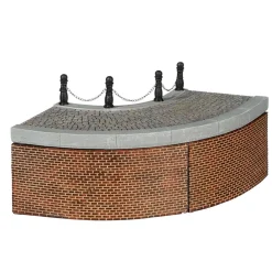 Luville Kerstdorp<Kerstdorp Kaai bocht 19 x 19 x 11 cm