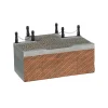 Luville Kerstdorp<Kerstdorp Kaai T-kruis 20x14x11cm