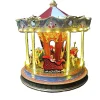 Kerstdorp<Kerstdorp kermis carrousel 25cm