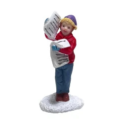 Kerstdorp<Kerstdorp krantenbezorger