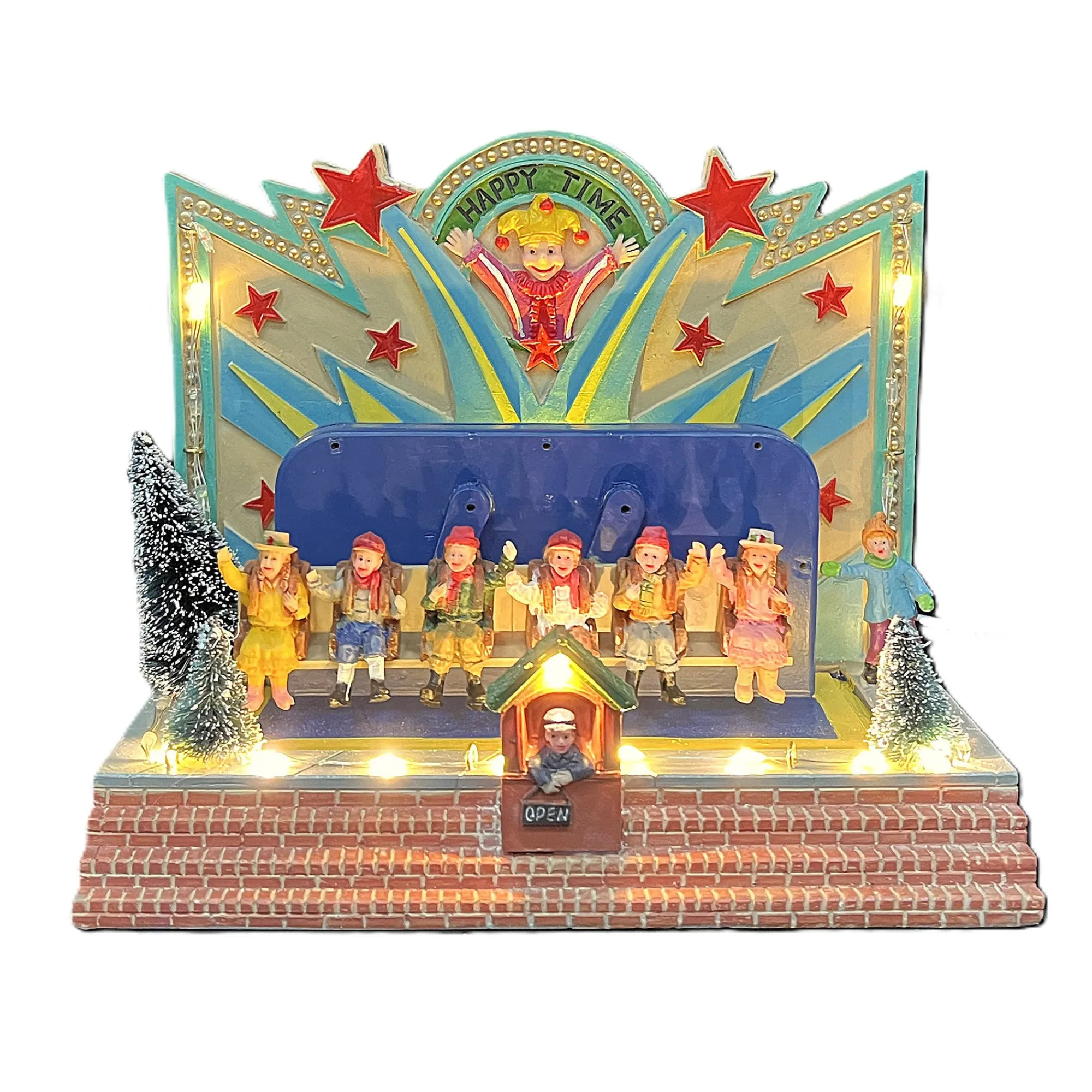 Kerstdorp<Kerstdorp lambada 19x11x16cm