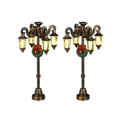 Luville Kerstdorp<Kerstdorp Lantaarn 2st 12cm