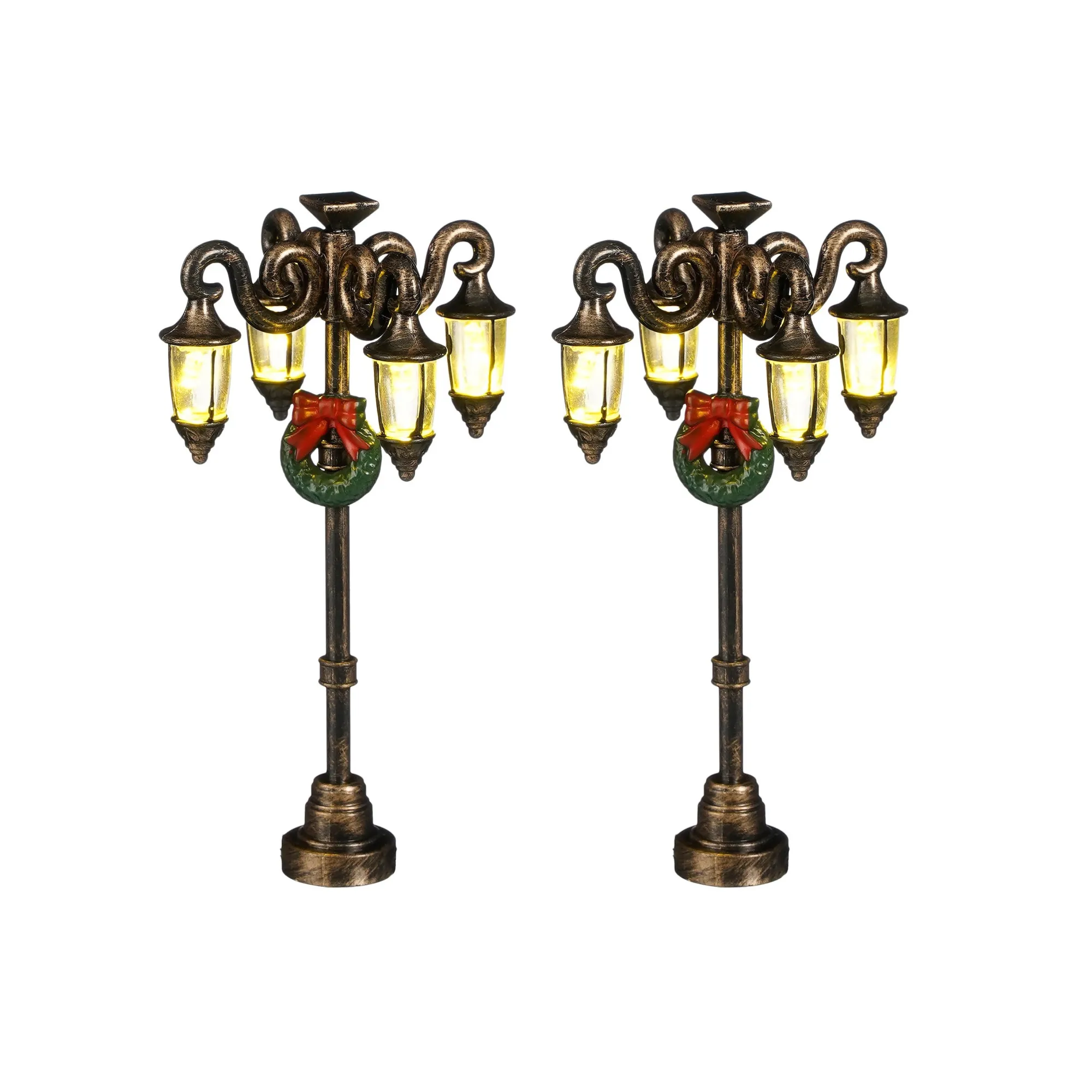 Luville Kerstdorp<Kerstdorp Lantaarn 2st 12cm