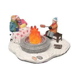 Kerstdorp<Kerstdorp marshmellow 85x55x40