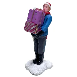 Kerstdorp<Kerstdorp pakjesbezorger