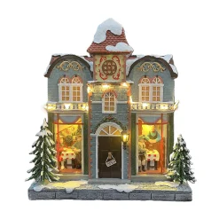 Kerstdorp<Kerstdorp restaurant 20x9x23cm