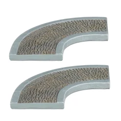 Luville Kerstdorp<Kerstdorp Road bocht 2st 26x10cm