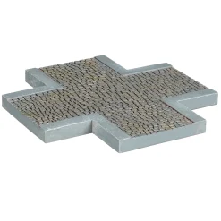 Luville Kerstdorp<Kerstdorp Road kruispunt 20x20cm
