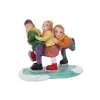 Kerstdorp<Kerstdorp schaatsende kinderen