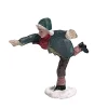 Kerstdorp<Kerstdorp schaatser groen