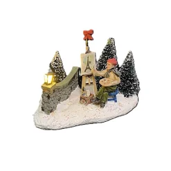 Kerstdorp<Kerstdorp schilder Parijs 11cm