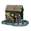 Luville Kerstdorp<Kerstdorp Schuur Zaans 18 x 12 x 12 cm
