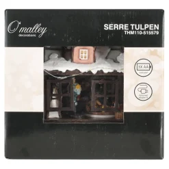 O'malley Kerstdorp<Kerstdorp serre tulpen 19x15x18cm
