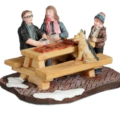 Luville Kerstdorp<Kerstdorp Sjoelen 9x6x5cm