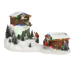 Luville Kerstdorp<Kerstdorp Skilift 45 x 25 x 23 cm