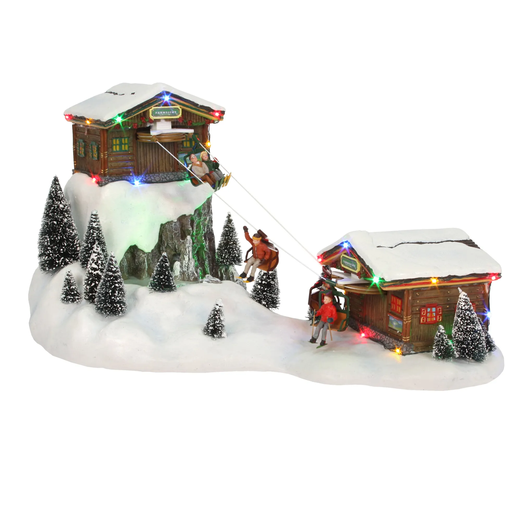 Luville Kerstdorp<Kerstdorp Skilift 45 x 25 x 23 cm