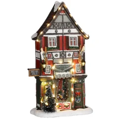Luville Kerstdorp<Kerstdorp Skiwinkel 17 x 8 x 28 cm