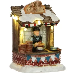 Luville Kerstdorp<Kerstdorp Stroopwafel 7x6x10cm