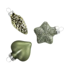 O'malley Kerstdecoratie|Kerstballen<Kersthanger mix 12st. rosemary green