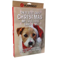 Flamingo Hondensnacks<Kerstkalender Chick'n snack hond 24st.