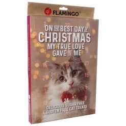 Flamingo Kattensnoepjes<Kerstkalender Chick'n snack kat 24st.