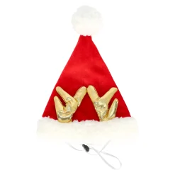 Friendly Pet Hondenjas<Kerstmuts met gewei hond