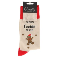 O'malley Kerstkleding<Kerstsok cookie tester beige 39-43
