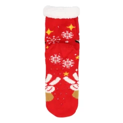 Kerstkleding<Kerstsok led rood