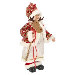 O'malley Kerstdecoratie<Kerstvrouw 60 cm classic santa