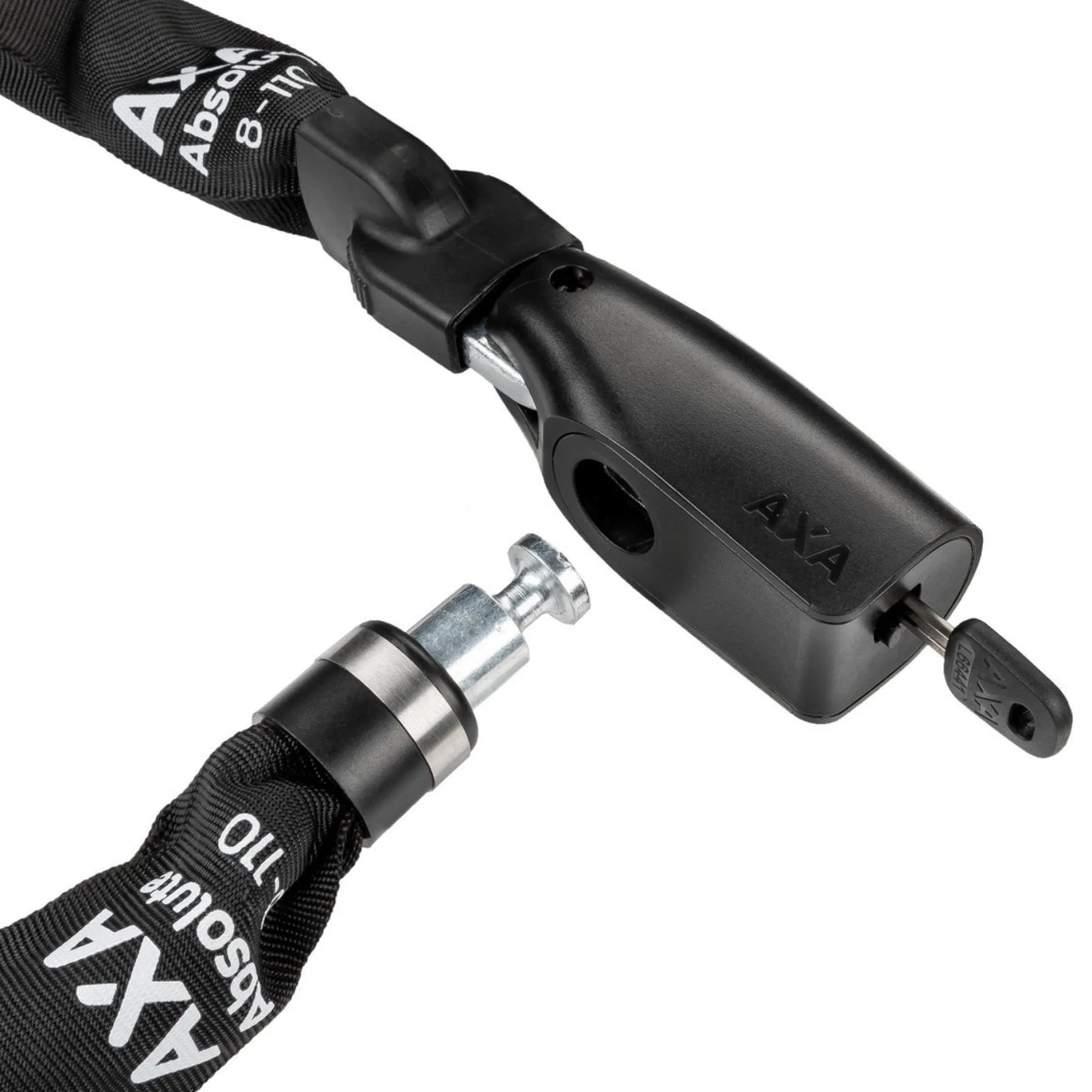 AXA Fietsspullen<Kettingslot Absolute 8 mm 110 cm