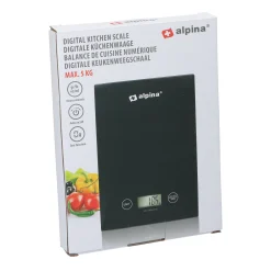 Alpina Koken & Tafelen<Keukenweegschaal digi 5kg