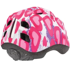 Polisport Fietsspullen<Kinderhelm glitter hearts