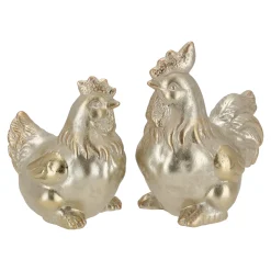 Van Cranenbroek Pasen|Woondecoratie<Kip 19 cm gold wash