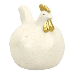 Van Cranenbroek Pasen|Woondecoratie<Kip deco creme 10cm