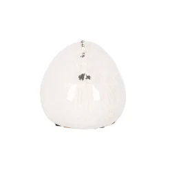 Pasen|Woondecoratie<Kip keramiek 11 cm antiek wit