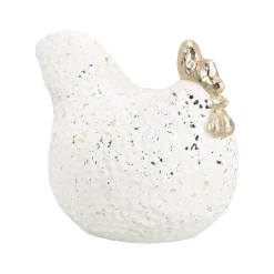 Van Cranenbroek Pasen|Woondecoratie<Kip wit goud 15cm