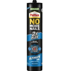 Pattex Verfspullen<Kit No More Nails Flex wit 390g