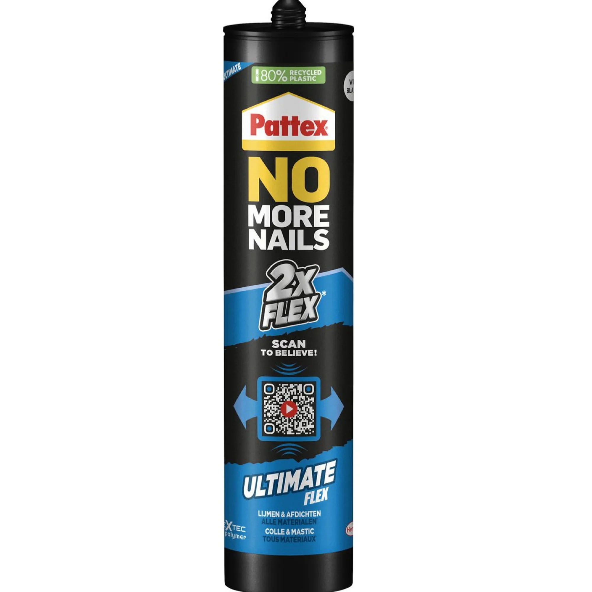 Pattex Verfspullen<Kit No More Nails Flex wit 390g