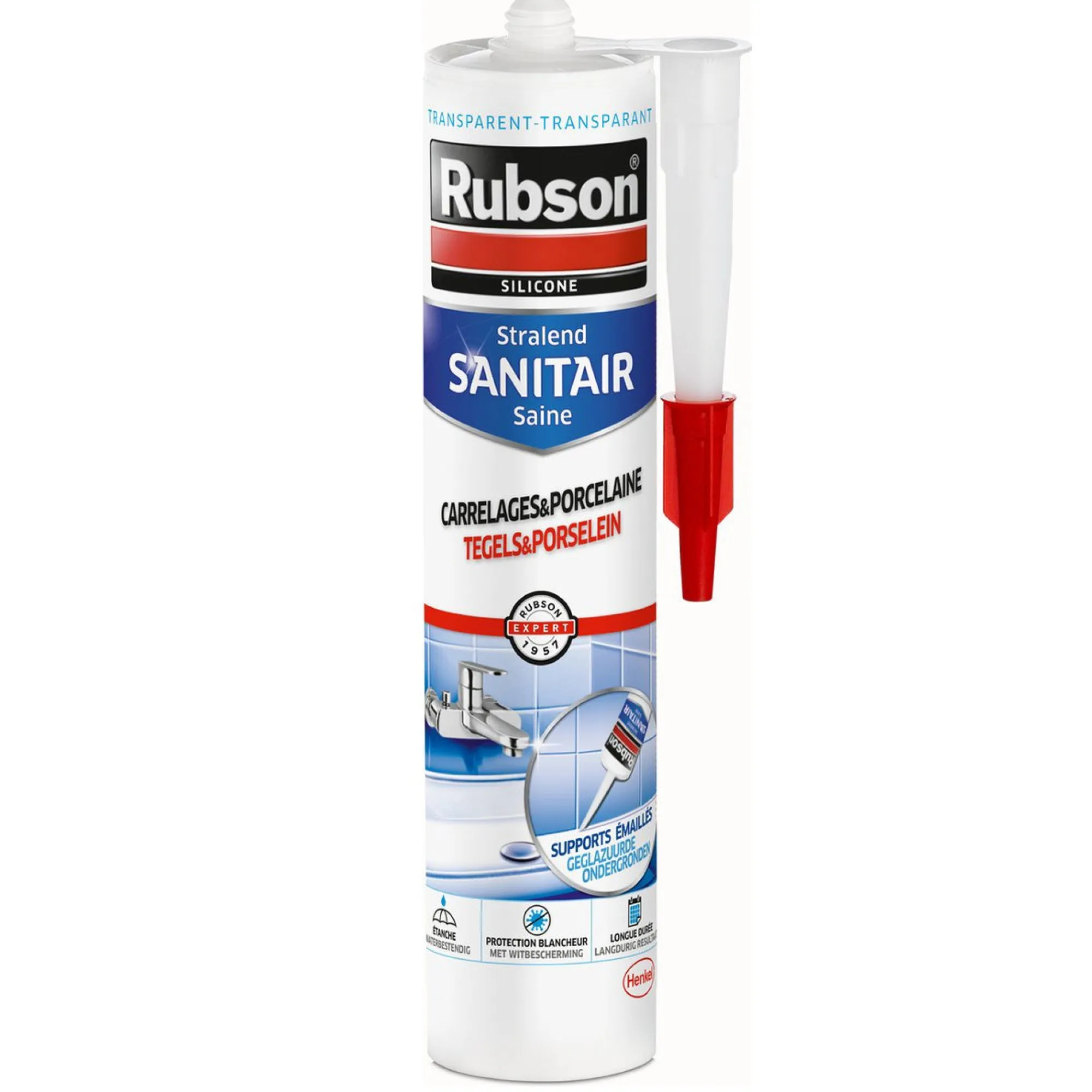 Rubson Verfspullen<Kit sanitair en tegels transparant