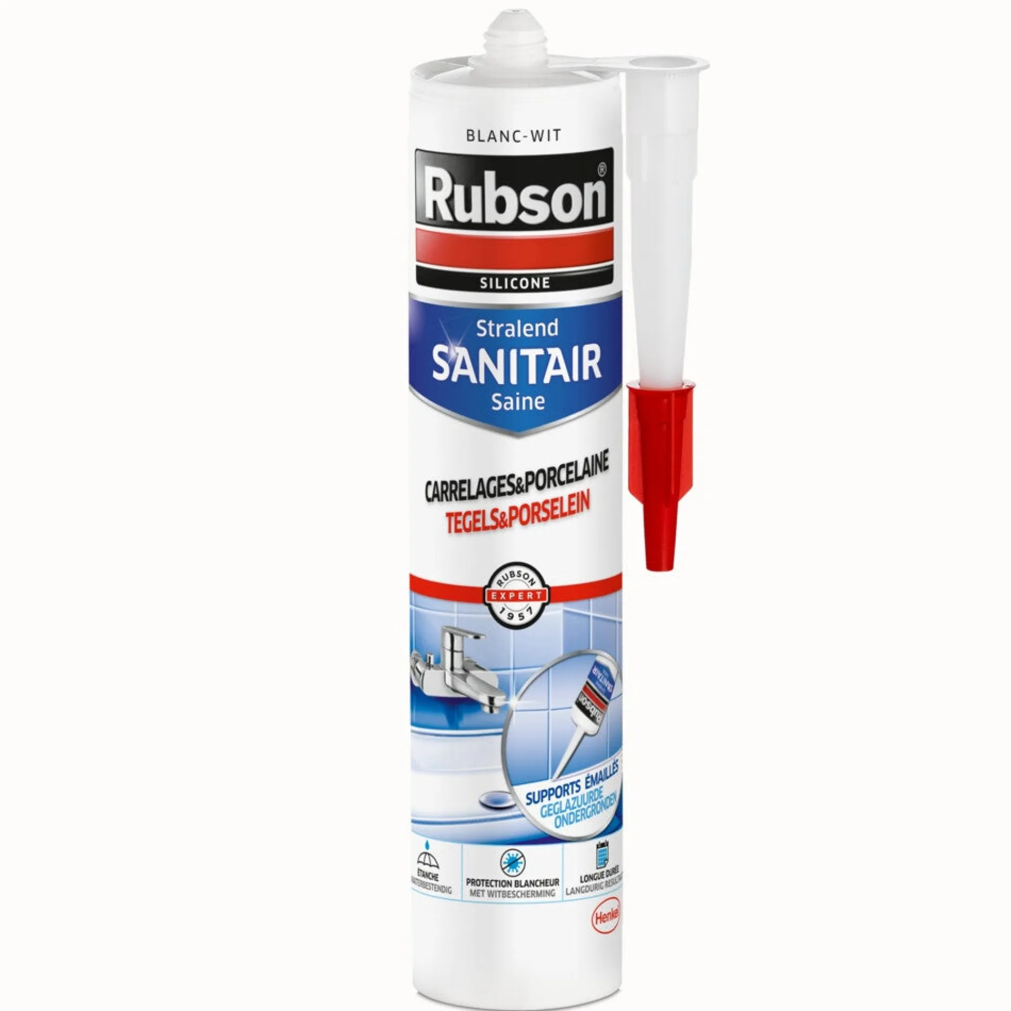 Rubson Verfspullen<Kit sanitair tegels+porselein wit