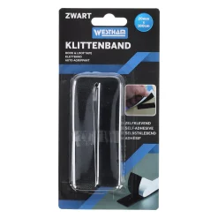 Westham Handgereedschap<Klittenband plak 20x1000mm zwart