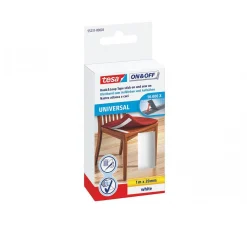 Tesa Bouw<Klittenband tape 20mmx1M wit