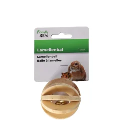 Friendly Pet Knaagdier Speelgoed<Knaagdier bal+bel hout 6cm