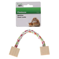 Friendly Pet Knaagdier Speelgoed<Knaagdier knabbelhout+touw 20cm