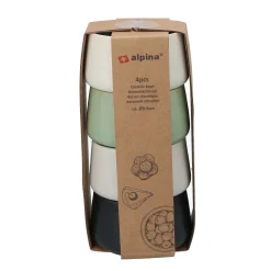 Alpina Koken & Tafelen<Kom keram D9,5cm 4st
